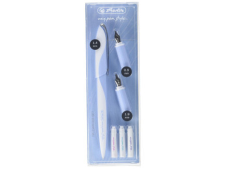 herlitz Kit de calligraphie my.pen Nicewriter Light Blue