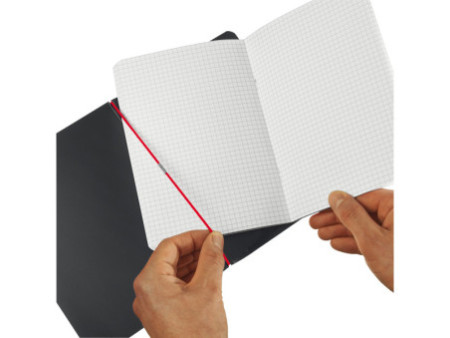 herlitz Carnet de notes my.book flex, A6, PP, noir