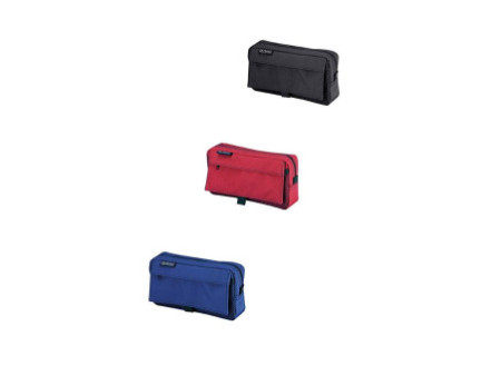 herlitz Trousse à stylos avec poche en filet, noir