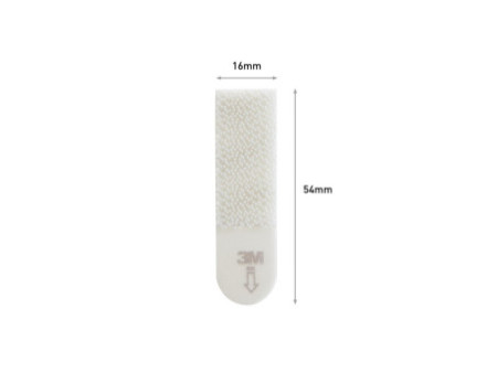 3M Command Languettes accroches tableaux, taille: S, blanc