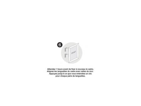 3M Command Languette de fixation pour cadre, taille: M, noir
