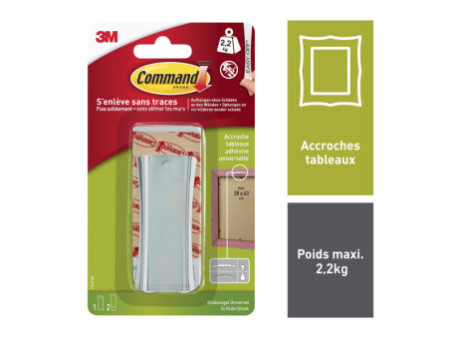 3M Command Crochet de fixation pour tableau, taille: L