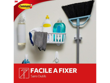 3M Command Porte-balais pour manche de diamètre: 25 mm