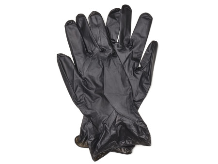 Spontex Gant en vinyle Extra Black, taille: L, noir