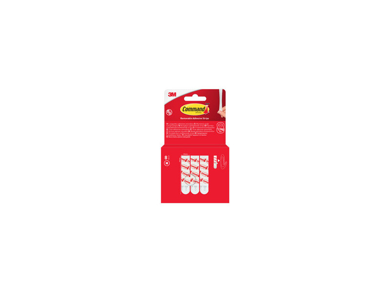 3M Command Paquet de recharge languettes adhésives, blanc