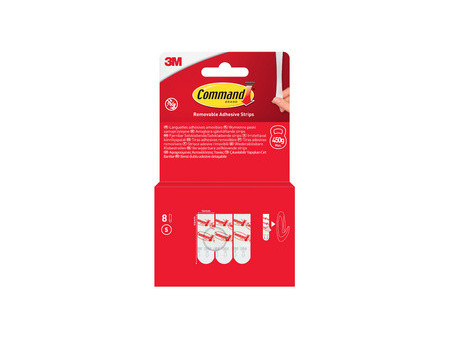 3M Command Paquet de recharge languettes adhésives, blanc