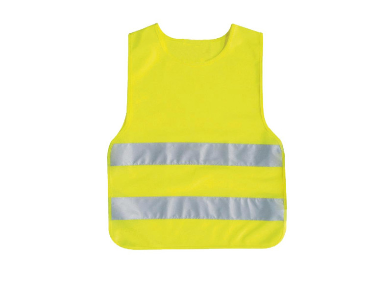 IWH Gilet de sécurité pour enfants, DIN EN 17353, jaune