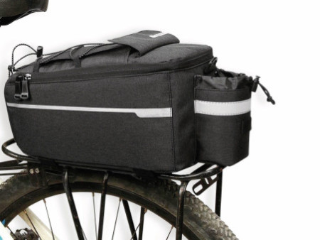 IWH Sac isotherme pour porte-bagages de vélo, noir