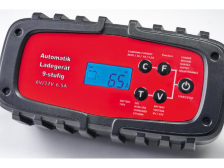 IWH Chargeur de batterie voiture 6,5A, 6/12V