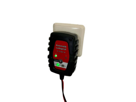IWH Chargeur de batterie de voiture & de moto, 1 A, 6/12 V
