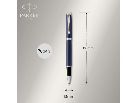 PARKER Stylo roller IM Bleu Mat C.T.