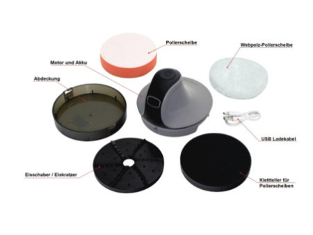 IWH Gratte-givre/polisseuse électrique sans fil, 3,6 volts
