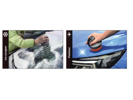 IWH Gratte-givre/polisseuse électrique sans fil, 3,6 volts