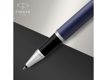 PARKER Stylo roller IM Bleu Mat C.T.