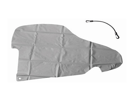 IWH Housse pour barre d'attelage de remorque, gris