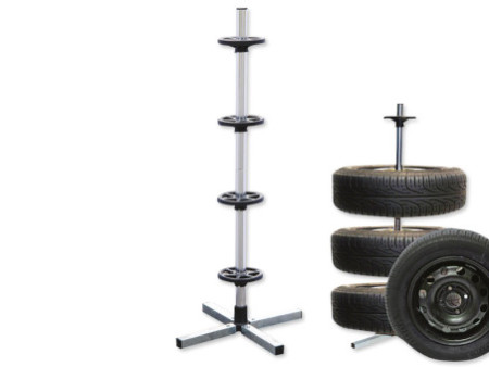 IWH Porte-jantes/pneus de voiture, pour 4 pneus de 225 mm