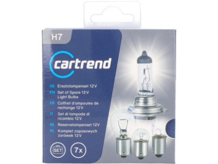 cartrend Kit de lampe rechange pour voiture H7, 7 pièces