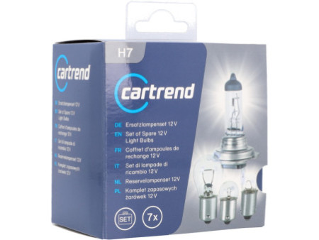 cartrend Kit de lampe rechange pour voiture H7, 7 pièces