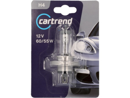 cartrend Ampoule halogène H4 pour phare de voiture, 12 v