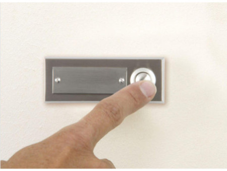 UniTEC Bouton pour sonnette, zinc moulé, 1 bouton