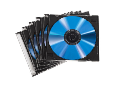 hama Boîtier vide CD 'Slim', Slim case, boîte en plastique