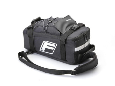 FISCHER Sac pour porte-bagage de vélo 2 en 1, noir