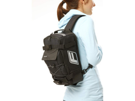 FISCHER Sac pour porte-bagage de vélo 2 en 1, noir