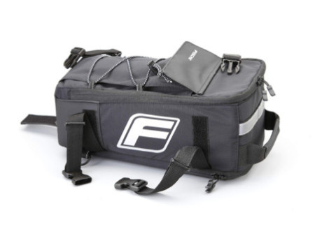 FISCHER Sac pour porte-bagage de vélo 2 en 1, noir