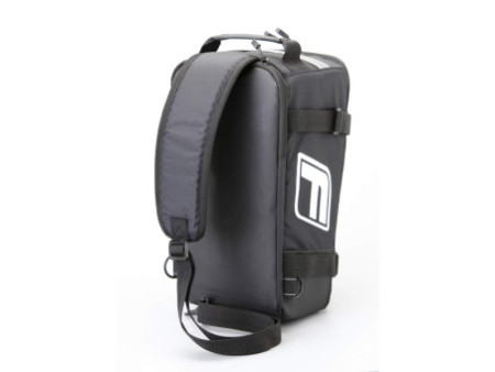 FISCHER Sac pour porte-bagage de vélo 2 en 1, noir
