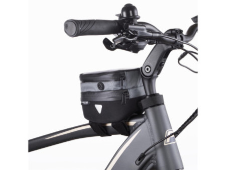 FISCHER Sacoche pour cadre de vélo Premium, noir