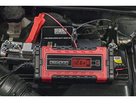 ABSAAR Chargeur de batterie pour voiture EVO 8.0, 8A, 12/24V