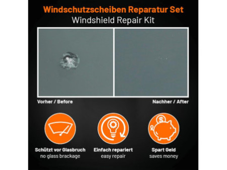 QUIXX Kit de réparation pour vitres, 7 pièces