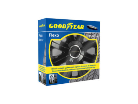 GOODYEAR Enjoliveur de roue 'Flexo', 14' (35,56 cm), noir