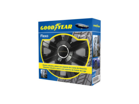GOODYEAR Enjoliveur de roue 'Flexo', 14' (35,56 cm), noir