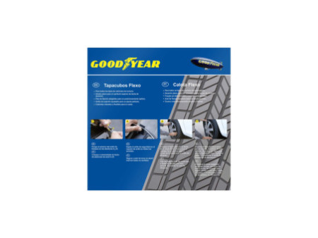 GOODYEAR Enjoliveur de roue 'Flexo', 14' (35,56 cm), noir