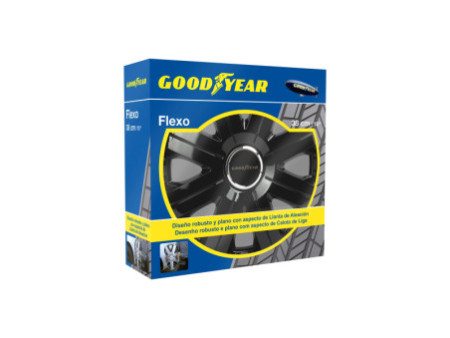 GOODYEAR Enjoliveur de roue 'Flexo', 15' (38,10 cm), noir