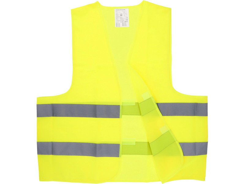 cartrend Gilet de sécurité, EN ISO 20471, jaune