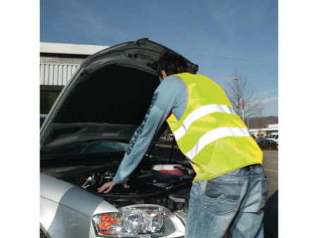 cartrend Gilet de sécurité, EN ISO 20471, jaune