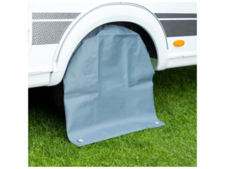 cartrend Housse de protection de roue XL, en polyester, gris
