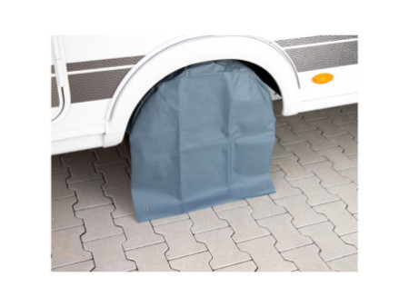 cartrend Housse de protection de roue XL, en polyester, gris