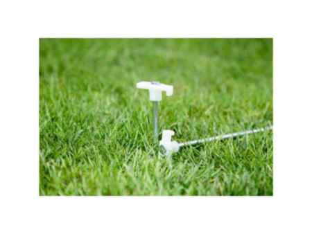 cartrend Piquet de tente, longueur : 240 mm, fluorescent