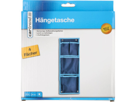 cartrend Organiseur à suspendre, en polyester, 4 poches
