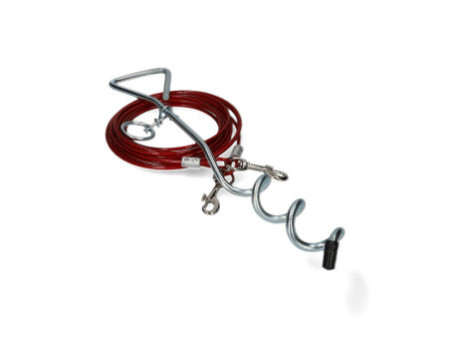cartrend Piquet d'attache, avec câble