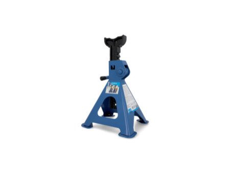 cartrend Chandelle de support, capacité : 2.000 kg, bleu