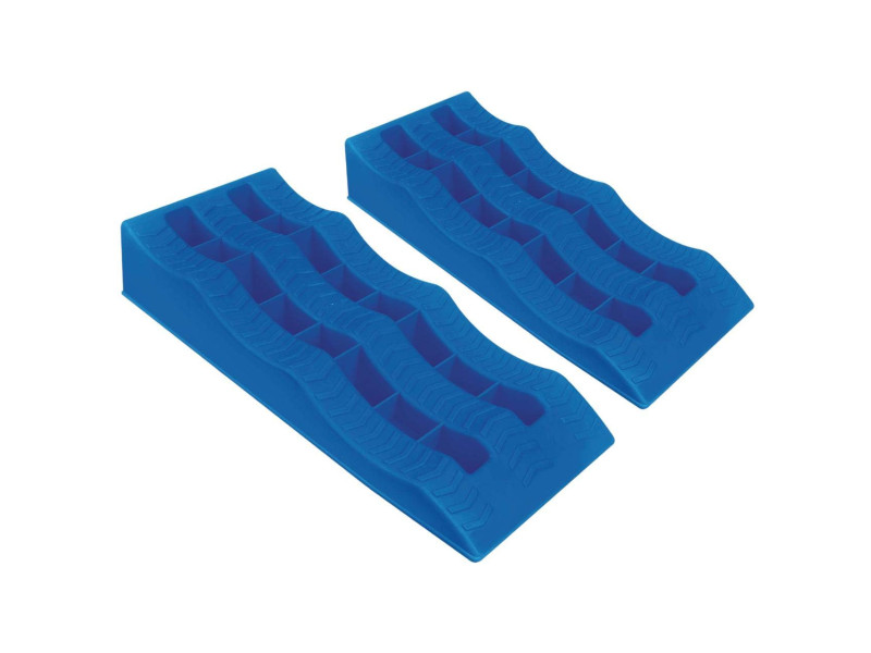 cartrend Câle de roue, bleu, set de 2