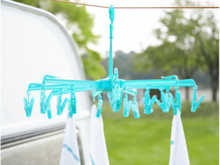 cartrend Séchoir à linge carrousel, avec 18 pinces à linge