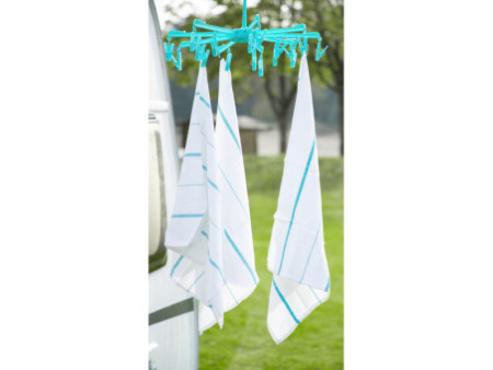 cartrend Séchoir à linge carrousel, avec 18 pinces à linge