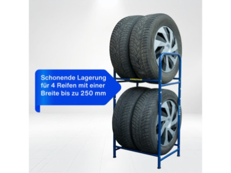 GOODYEAR Rayonnage pour pneus de voiture, pour 4 pneus, bleu