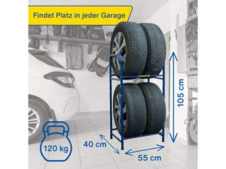 GOODYEAR Rayonnage pour pneus de voiture, pour 4 pneus, bleu