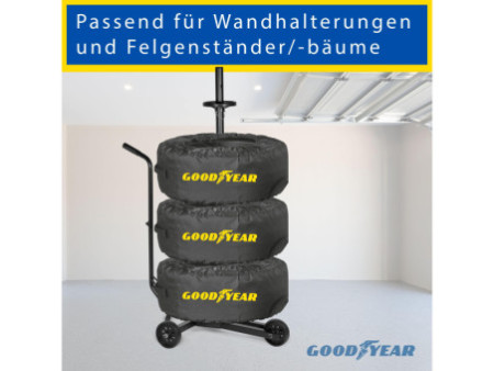 GOODYEAR Jeu de housses de protection pour pneus, 4 pièces